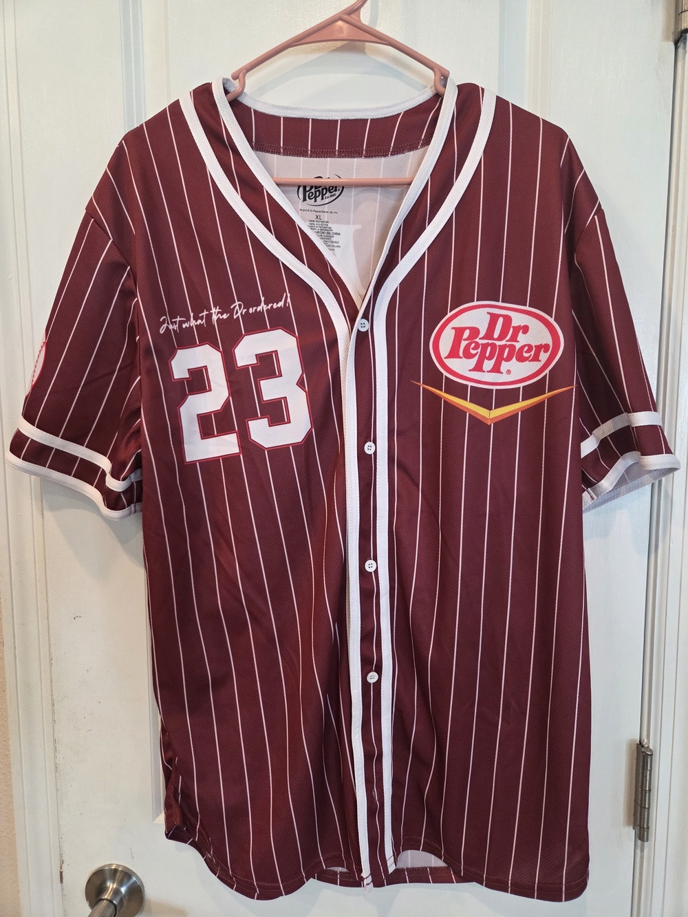 Dr Pepper #23 Baseball Style Jersey